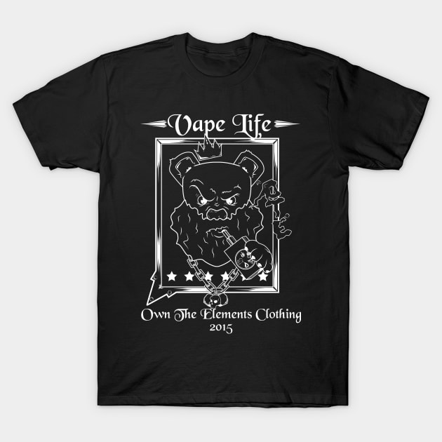 OTE vaping bear alt T-Shirt by OwnTheElementsClothing